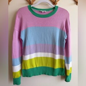 J.Society New York Multicolor Stripe Sweater